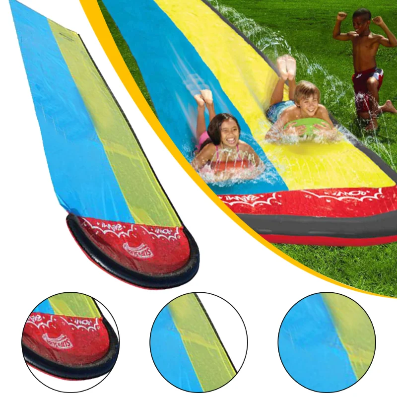 Kids Outdoor Water Play - ศูนย์เกม Backyard เด็กผู้ใหญ่ของเล่น Inflatable Water สไลด์สระว่ายน้ําเด็กเด็กฤดูร้อนของขวัญ