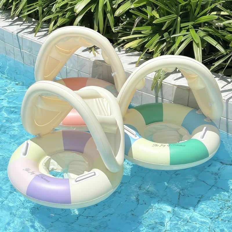 Kids Outdoor Water Play - 〔ODS13〕ห่วงยางว่ายน้ำเป่าลมสำหรับเล่นกีฬากลางแจ้ง วัสดุ PVC สำหรับเด็ก ใช้ในสระว่ายน้ำ ชายหาด