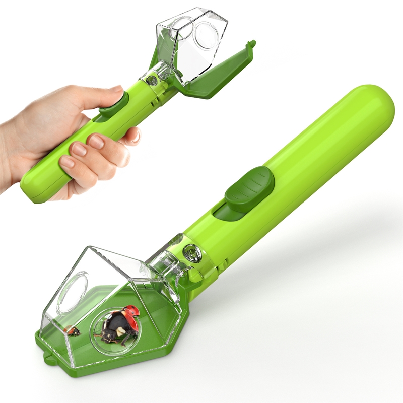 Kids Outdoor Adventure Kit - ชุดจับแมลงสำหรับเด็ก พร้อมแว่นขยาย 6 เท่า ชุดสำรวจสำหรับกิจกรรม STEM