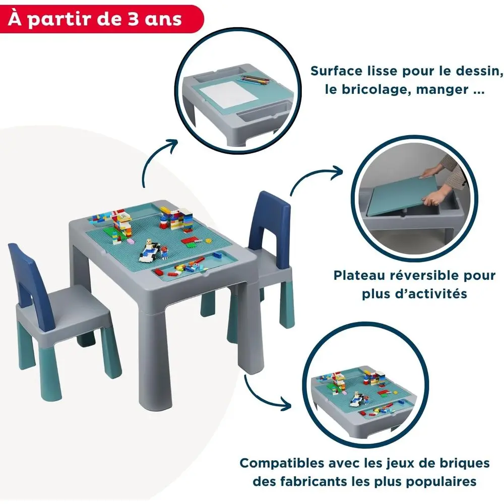 โต๊ะกิจกรรมเด็กอเนกประสงค์พร้อ - Kids Outdoor Chair And Table บทวิจารณ์และราคา