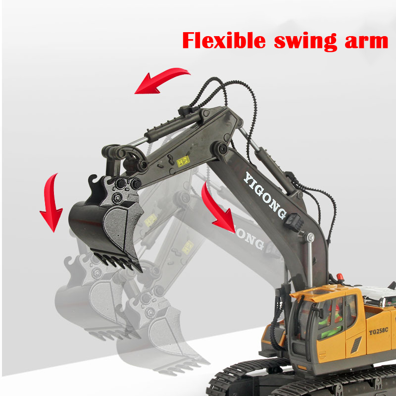 รถปราบดินขุด RC 1/20 2.4GHz 11 - Kids Outdoor Excavator บทวิจารณ์และราคา