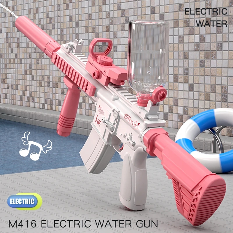 ปืนฉีดน้ำไฟฟ้า M416 สำหรับผู้ใ - Kids Outdoor Water Play บทวิจารณ์และราคา