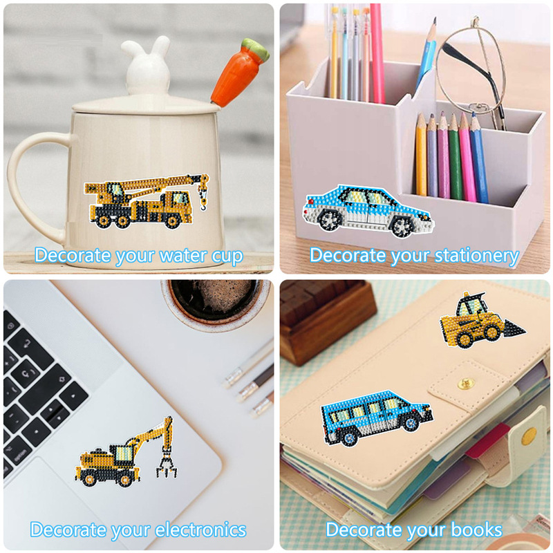ชุดสติกเกอร์เพชรภาพวาดการ์ตูนร - Kids Outdoor Excavator บทวิจารณ์และราคา