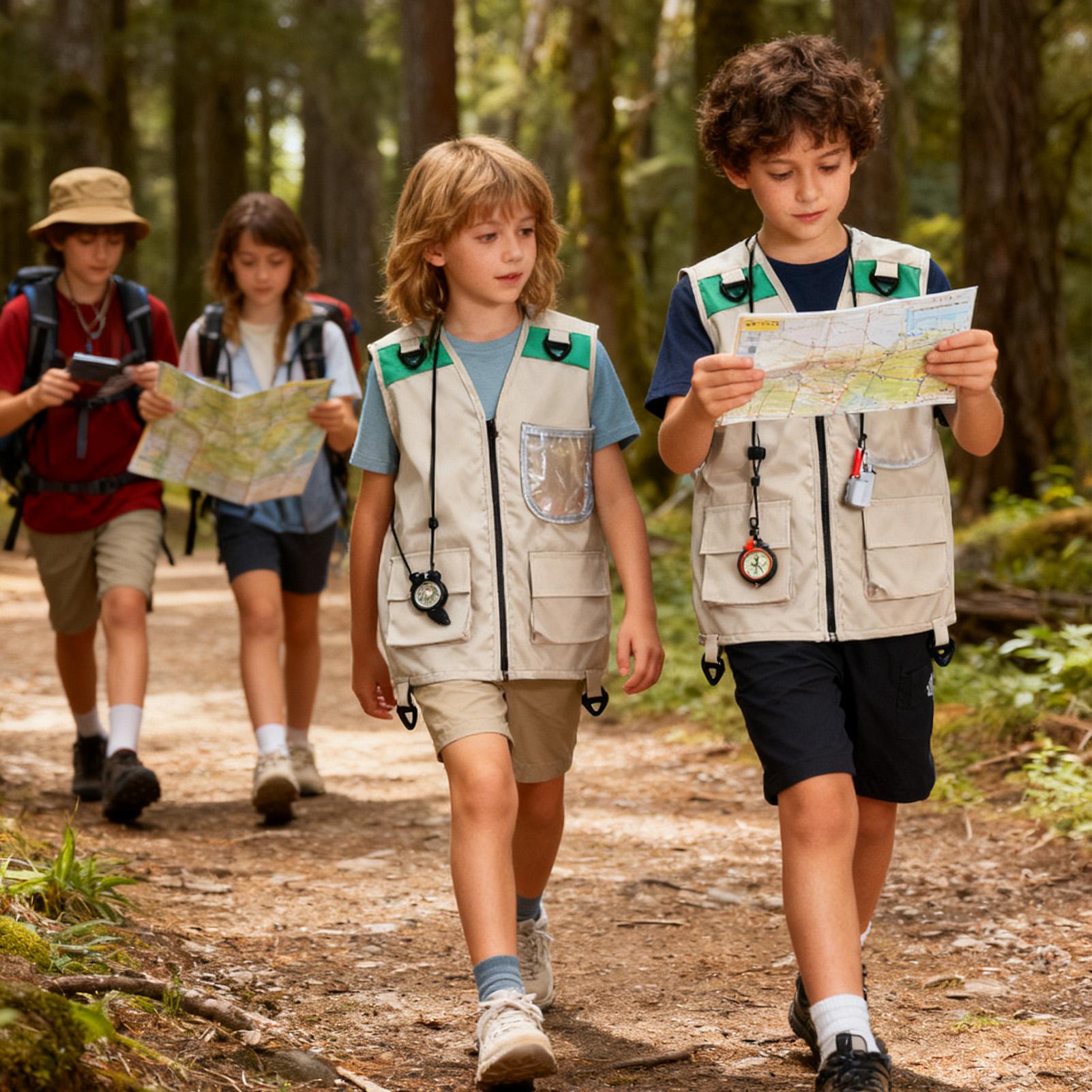ชุดเสื้อกั๊กนักสำรวจสำหรับเด็ก - Kids Outdoor Adventure Kit บทวิจารณ์และราคา