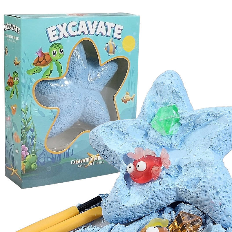 ปลาดาว Marine Life อัญมณีขุดชุ - Kids Outdoor Excavator บทวิจารณ์และราคา