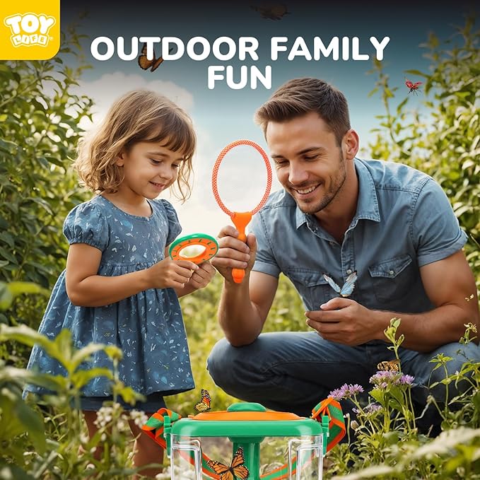 ชุดดักจับแมลงและผีเสื้อสำหรับเ - Kids Outdoor Adventure Kit บทวิจารณ์และราคา