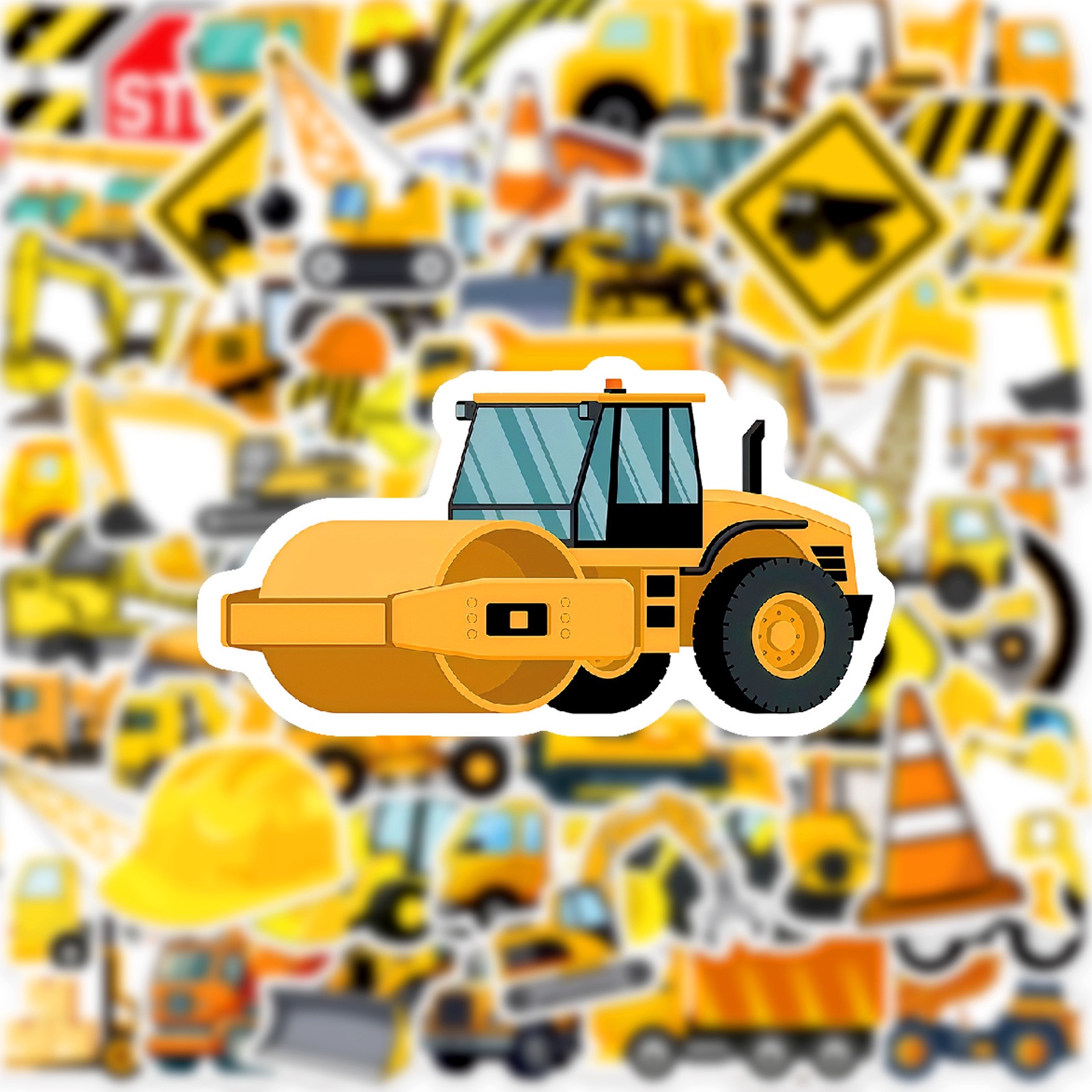 สติกเกอร์รถก่อสร้างน่ารัก 10/5 - Kids Outdoor Excavator บทวิจารณ์และราคา