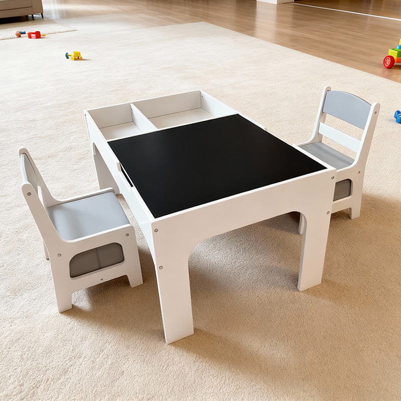 ชุดโต๊ะและเก้าอี้เด็กไม้สไตล์โ - Kids Outdoor Chair And Table บทวิจารณ์และราคา