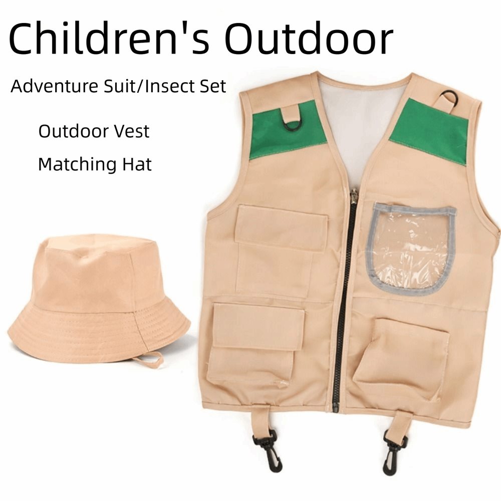 ชุดนักสำรวจหลากสี เสื้อกั๊กดีไ - Kids Outdoor Adventure Kit บทวิจารณ์และราคา