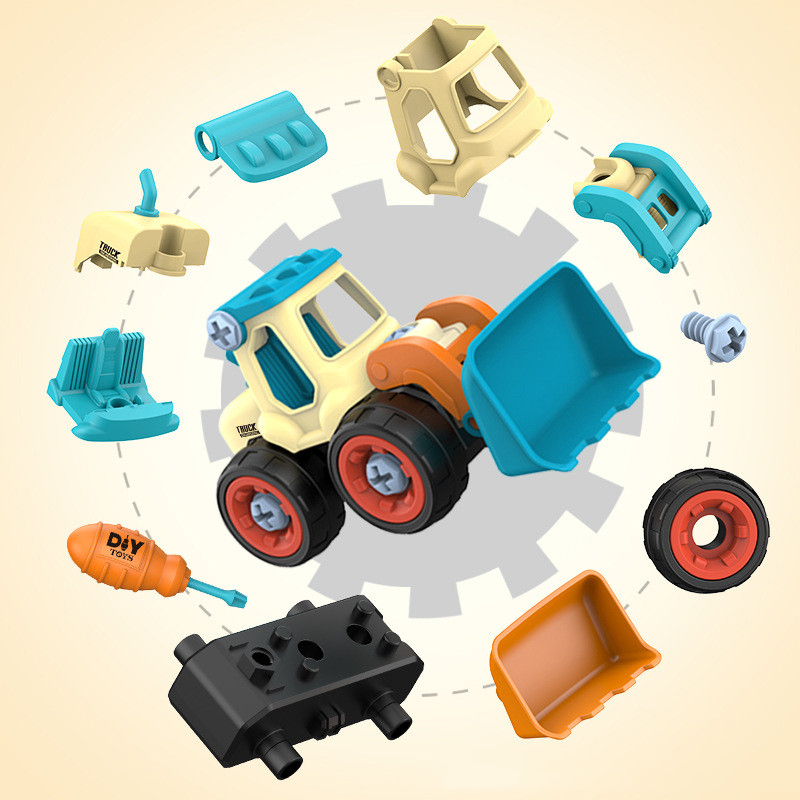Nut Disassembly Loading Unload - Kids Outdoor Excavator บทวิจารณ์และราคา