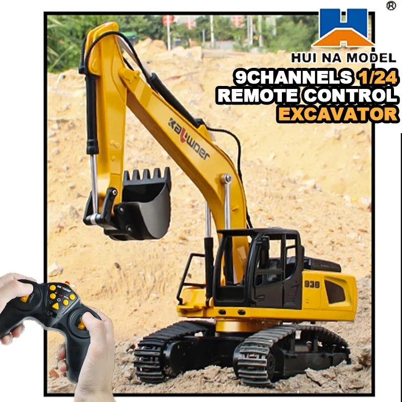 Huina Rc Excavator 1/24 9Ch รี - Kids Outdoor Excavator บทวิจารณ์และราคา