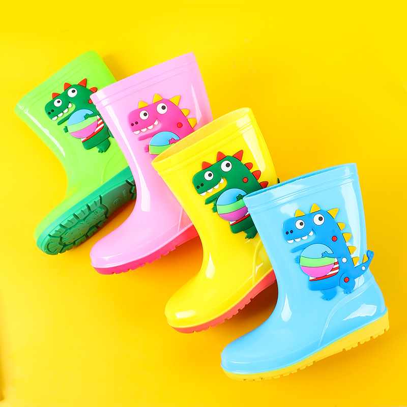 รองเท้าบูทกันฝนลายไดโนเสาร์สำห - Kids Outdoor Water Play บทวิจารณ์และราคา