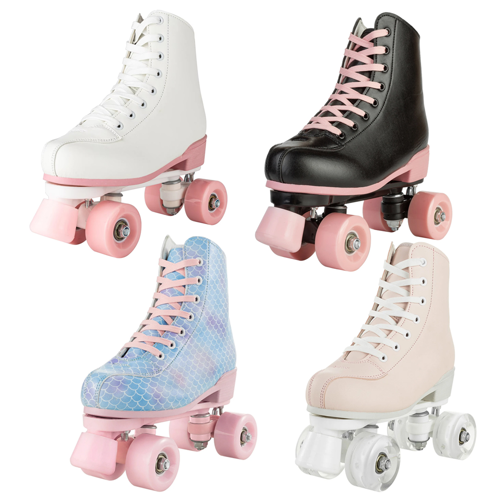 Quad Roller Skates ขนาด 32-40  - Kids Outdoor Quad บทวิจารณ์และราคา