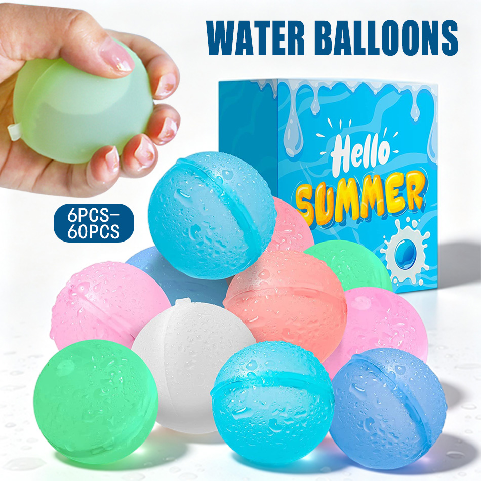 ลูกโป่งน้ำแบบใช้ซ้ำได้ ลูกโป่ง - Kids Outdoor Water Play บทวิจารณ์และราคา
