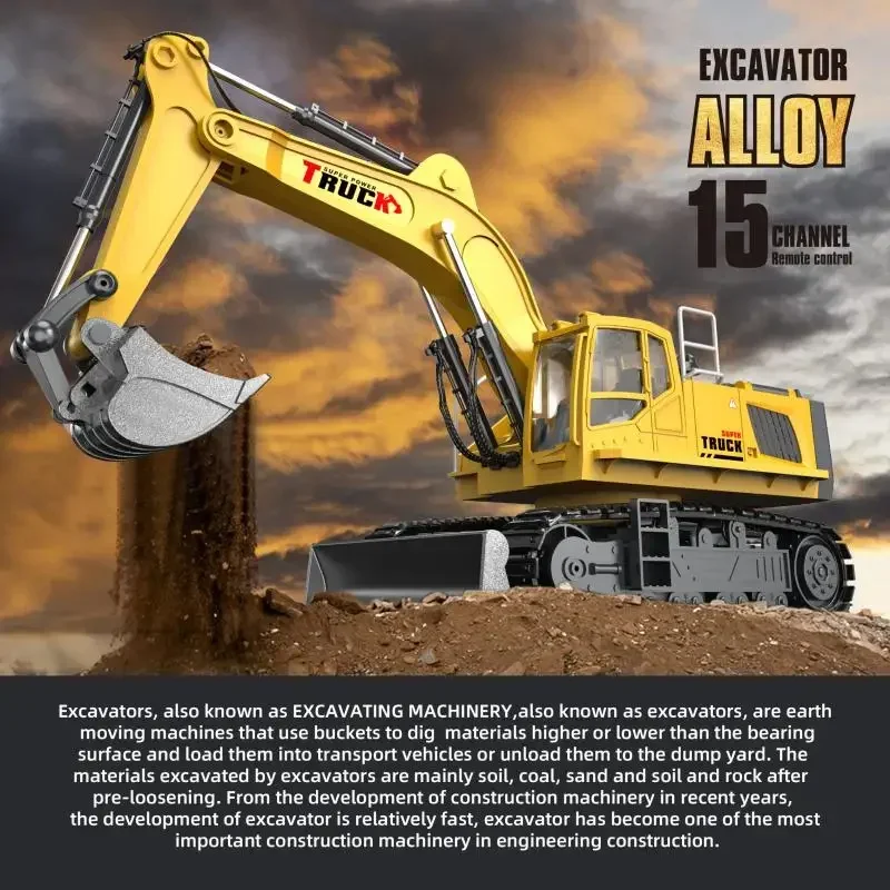 12/15/17CH Rc Excavator รถบรรท - Kids Outdoor Excavator บทวิจารณ์และราคา