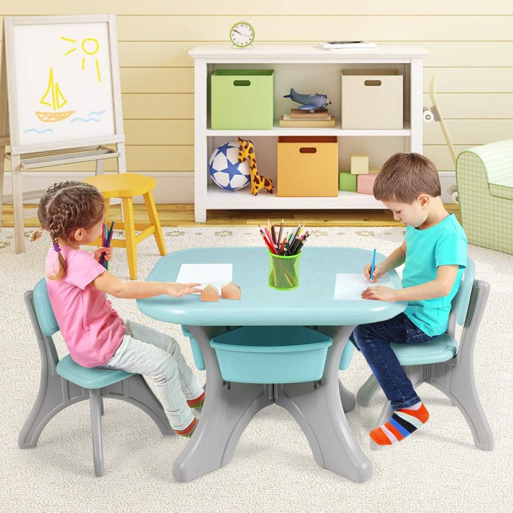 โต๊ะและเก้าอี้สำหรับเด็ก ชุดโต - Kids Outdoor Chair And Table บทวิจารณ์และราคา