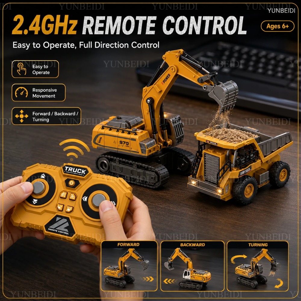 รถบังคับวิทยุขนาดเล็ก อัลลอยด์ - Kids Outdoor Excavator บทวิจารณ์และราคา