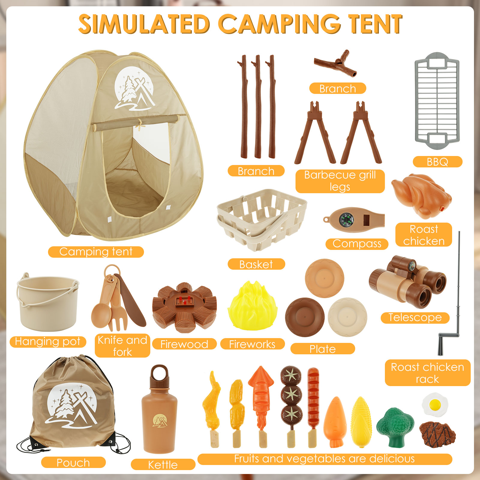 เด็กตั้งแคมป์ชุดของเล่นเต็นท์ป - Kids Outdoor Adventure Kit บทวิจารณ์และราคา